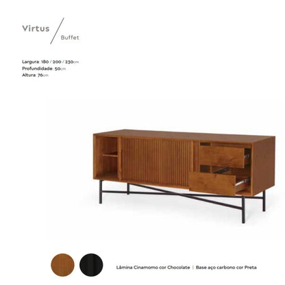 Buffet Virtus Laminado Cinamomo