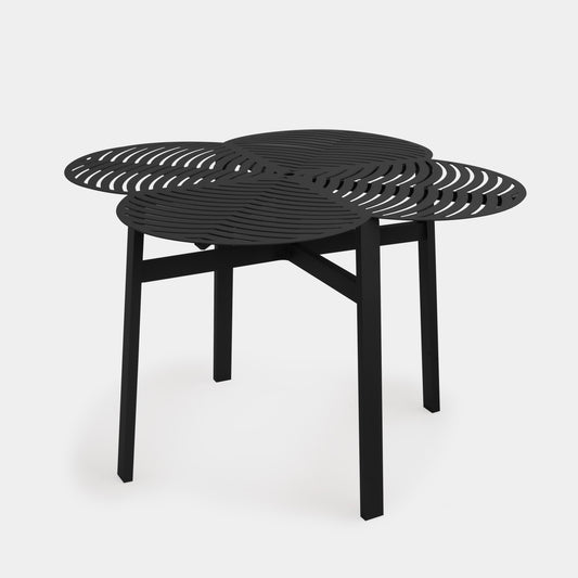 Trevo Aluminum Table Black Color 122x122cm