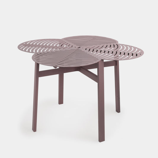 Trevo Aluminum Table Ruby Color 122x122cm