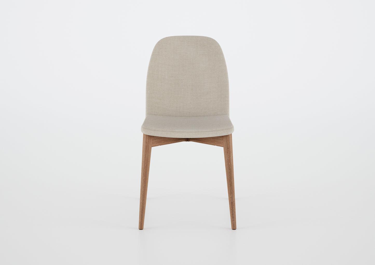 Silla Ginga con Brazo Respaldo de Madera Natural Canela y Asiento Tapizado en Tela G.2-348