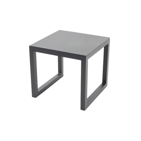 Marina Side Table 45x45cm Aluminum Lead Color