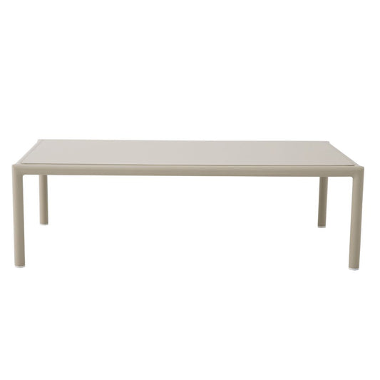 Mesa Auxiliar Dallas 85x50cm Aluminio Color Beige