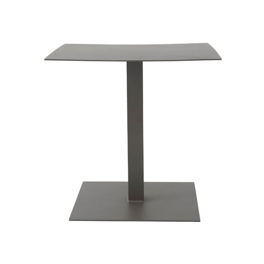 La Grand Side Table 50x50cm Aluminum Gray Color