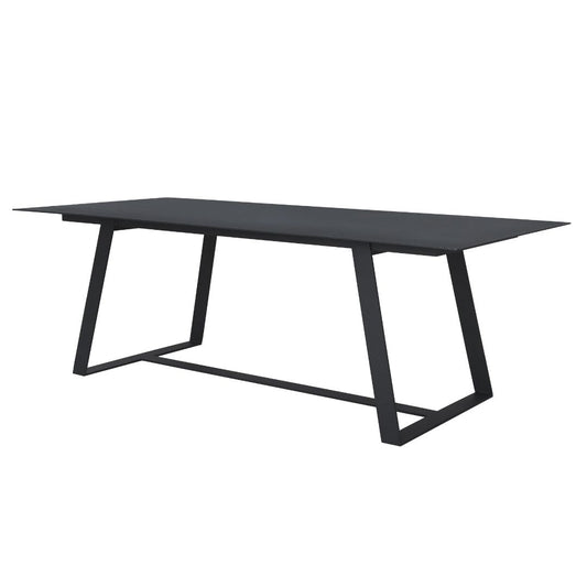 Chicago Dining Table 220x100cm Aluminum Lead Color