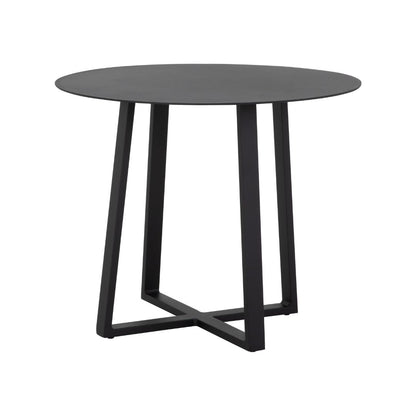 Mesa de Centro Jasmim 60cm Alumínio Cor Preto