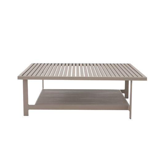 Angra Coffee Table 89x82cm Aluminum Champagne Color