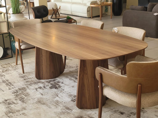 Nice Dining Table 180x90cm Wood - 8 Seats