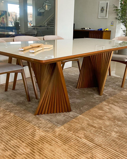 Vitara Dining Table 240x120cm Wood - 8 Seats