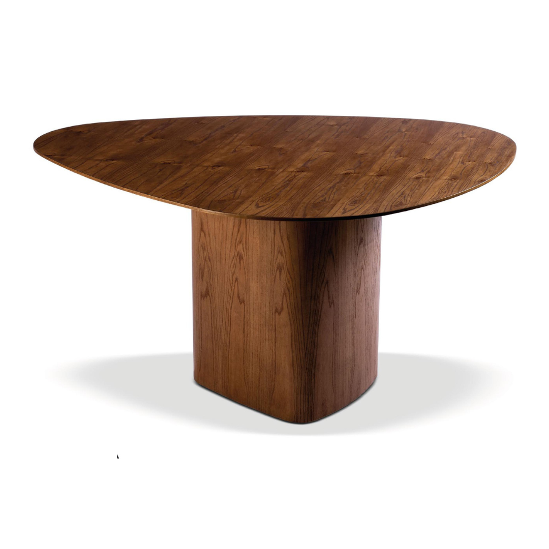 Mesa de Jantar Pedra 160x136cm Madeira - 6 Lugares