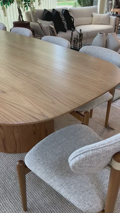 Bonita Mesa de Comedor Madera 180x90cm - 8 Plazas