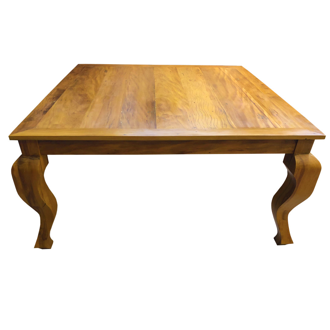 Alexandre Dining Table 150x150cm Solid Wood - 8 Seats